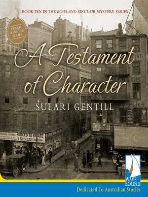 cover image of A Testament of Character